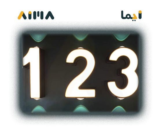 صورة جدارية أرقام - سعر القطعة الواحدة